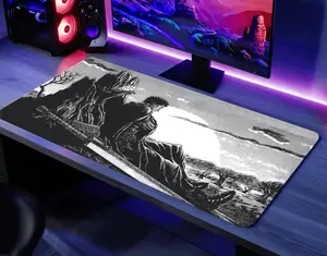[SALE UP TO 45%] Berserk Desk Mat Manga GUTS Playmat Anime Griffith Mouse Pad Merch Gift Femto Manga Gaming Mat