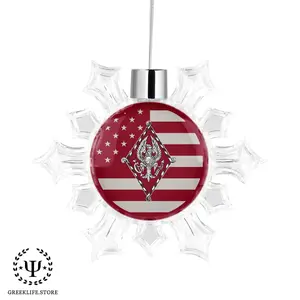 Pi Beta Phi Christmas Ornament - Snowflake