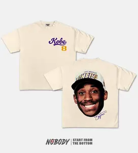 KOBE BIG FACE GRAPHIC T-SHIRT, Unisex Graphic Tee, Premium Cotton Shirt, Trendy Outfit, Unisex shirt Top Menswear