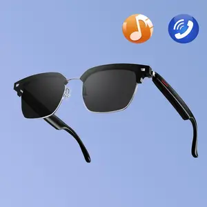 SENBONO Multifunctional Smart Glasses, Touch Control Stylish Unisex Smart Glasses, Wireless Audio Glasses for Office, Outdoor, Sports, Driving