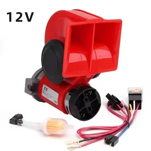 12V Snail Air Pump Horn for Large Trucks, Super Loud Siren Sound, Includes Relay, Model Tz334, Ca_prop_65_ca No, Ca_prop_65_re No