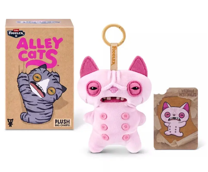 Fuggler Alley Cats Keyring Charms 5"
