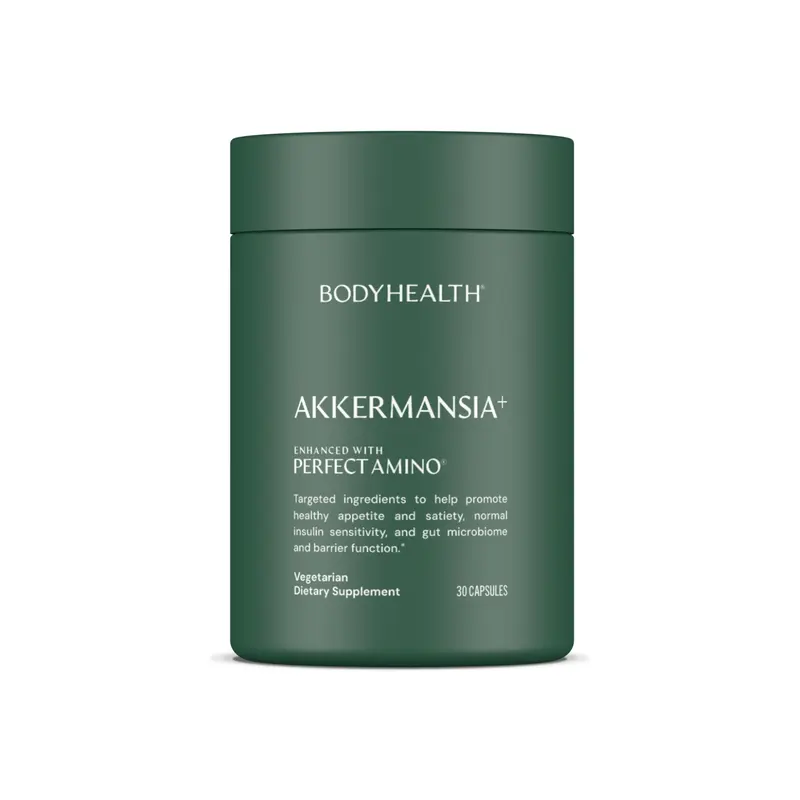 BODYHEALTH Akkermansia+ Gut-Friendly Probiotic Supplement - 30 Delayed-Release Capsules for Metabolic Efficiency & Carbs Burning, Sugar-Free Dietary Healthcare Support