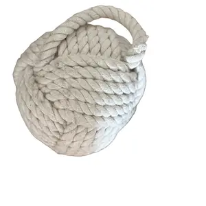 Rope knot door stop