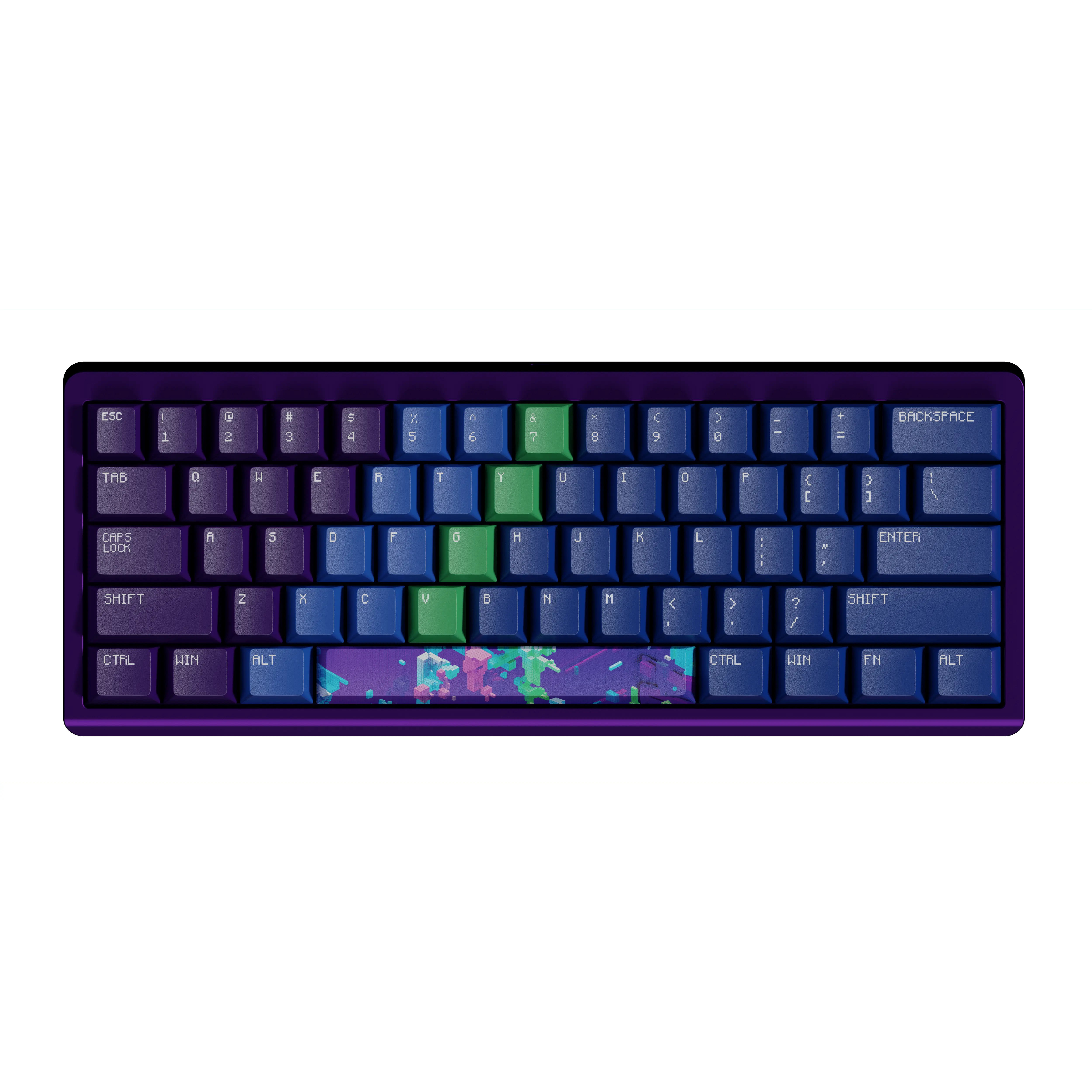 Pixel City Keycap Set