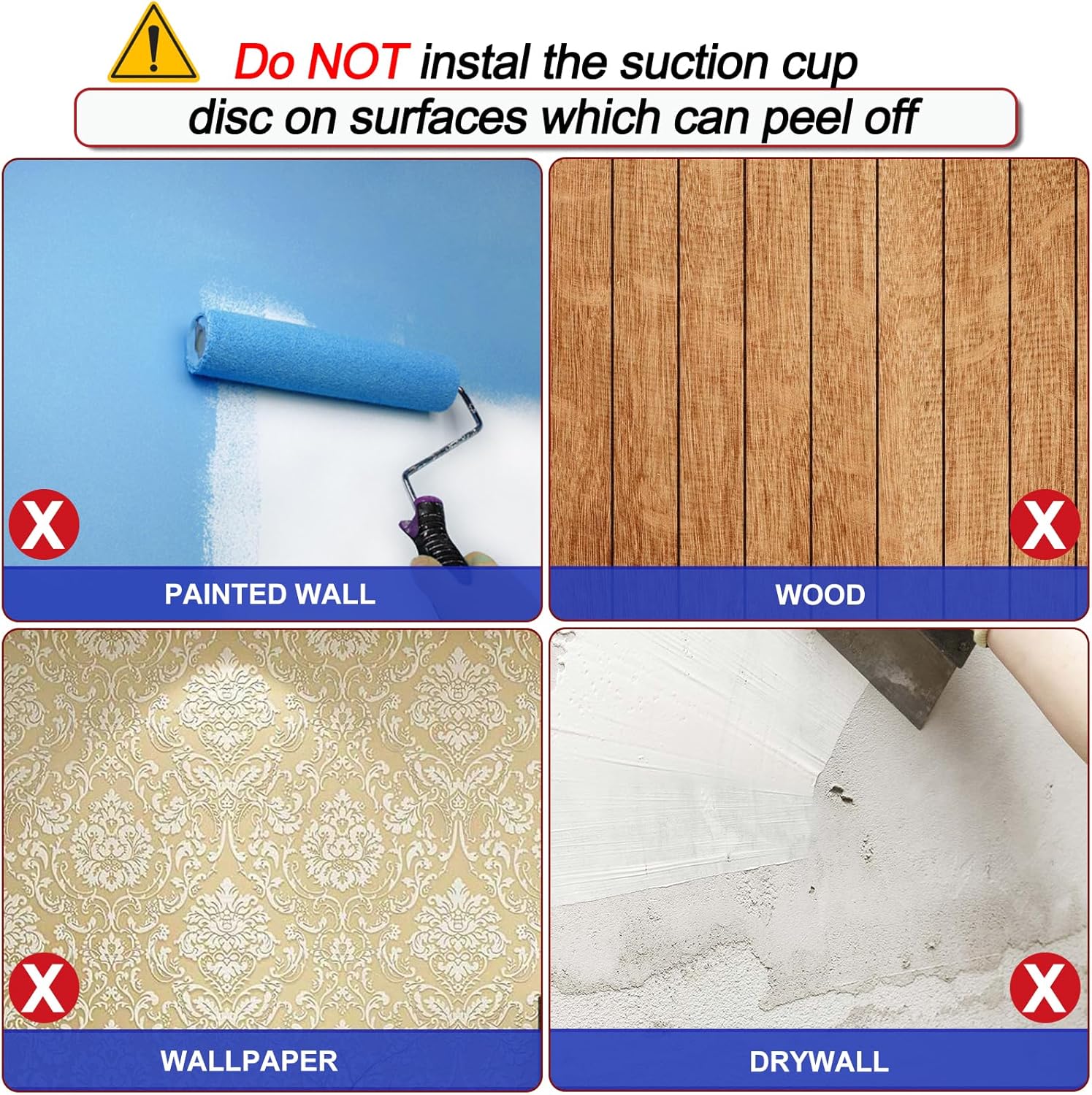 Suction Cup Hooks, Heavy Duty Vacuum Suction Hooks, No Drill Removable Wall Hooks for Hanging Towels, Robes, Kitchen Utensils, Rustproof Stainless Steel Shower Hooks for Bathroom, Kitchen, RV Suction Cup Hooks, Heavy Duty Vacuum Suction Hooks, No Drill Removable Wall Hooks for Hanging Towels, Robes, Kitchen Utensils, Rustproof Stainless Steel Shower Hooks for Bathroom, Kitchen, RV