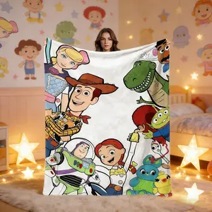 Creative Digital Print Flannel Blanket, Modern Style, Stylish Blanket, Multi-Purpose Rug for Sofa Bed, Blanket for Couch, Outdoor Travel, Holiday Gift, Wall Hanging, Shawl, Soft Throw Blanket, Soft Cozy Blanket