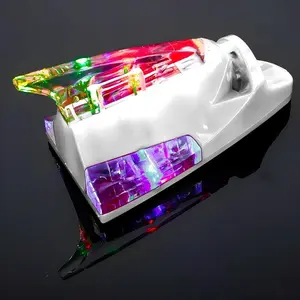 Universal Car Roof Car Truck Wind Powered LED Light Roof Light Fin Auto Safe Warning Lamp Colorful Flash Wind Antenna Lamp