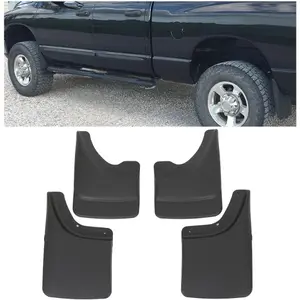 Mud Guards Flaps Splash Compatible with 2002-2008 Dodge Ram 1500 & 2003-2009 Dodge Ram 2500/3500 W/O Fender Flares 4pcs Car Accessories Truck Automotive Protector Vehicle Decoration