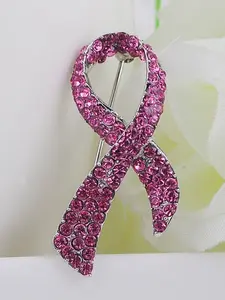 Women Ribbon Brooches, Cubic Zirconia Pin, Wholesale Aids Activities, Hot Fashion Jewelry, Ideal Gift for Women, Fashion Accessory