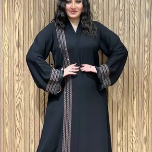 Ramadan's New Abaya Moroccan Dubai Kaftans Farasha Eid Dress Very Fancy Long silk