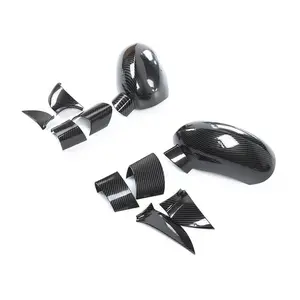 Side Rearview Mirror Trim Cover For Dodge Challenger 2009+ Car Exterior Accessories Automotive decals for truck carbon fiber