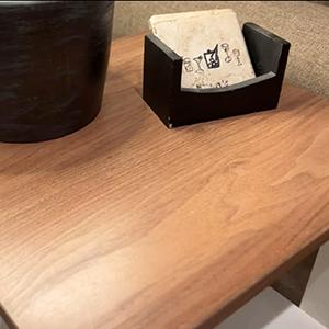 [Live] PHI VILLA End Table - Farmhouse Coffee Table with X-Shaped Design, Versatile Storage For Living Room Shelf Decoration Minimalist