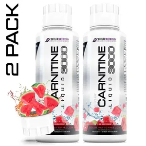 Cutler Nutrition 2 Pack Carnitine 3000 Liquid for Healthy Energy, Sugar Balance & Post-Exercise Recovery