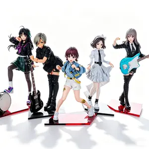 Girls Band Cry Anime Figure PVC Collect Cute Sweet Lifelike Viral TikTok Japanese Manga Desk Decor Gift For Otaku Teens Adults Collection Ornament