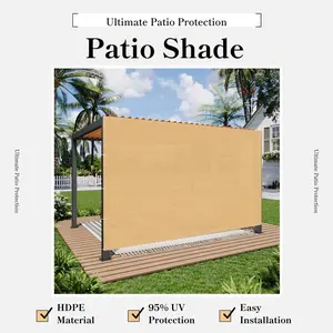 SUNLAX Sun Shade Cloth with Grommets Pergola Shade Cover Sunshade Canopy Patio Canopy