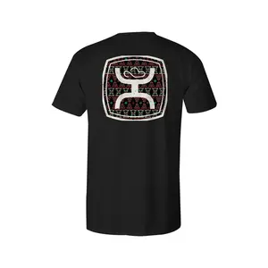 Hooey Men's Zenith Short Sleeve T-Shirt Tee - HT1682BK