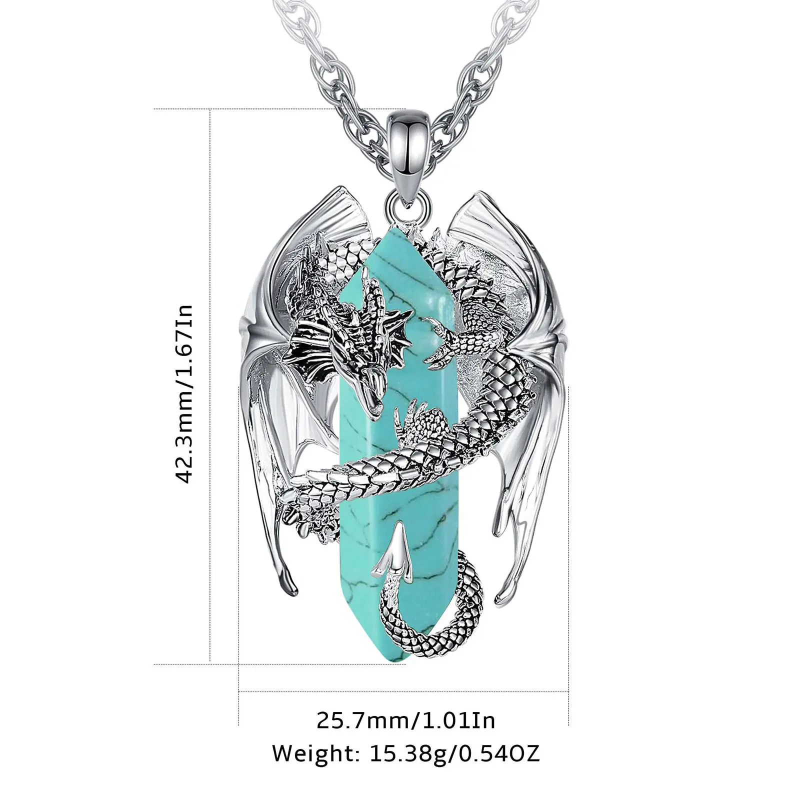 Large Dragon Turquoise