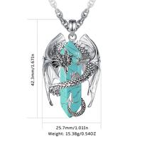 Large Dragon Turquoise