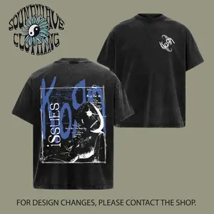 Retro Korn Issues Ragdoll T-Shirt ,Korn Band T-Shirt , Music Graphic Tee . Washed Oversized T-Shirt , Rock Band Shirt, Retro Music Tee, Rock Music Lover Shirt, Vintage Band Shirts Casual Fabric Fit Top , Top Men's and Women's Clothing