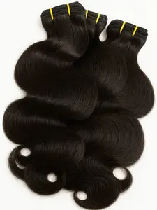 Raw Indonesian Wavy Human Hair Bundle 100% Raw Single Donor Natural Wave True Length Premium Quality - 1 Bundle