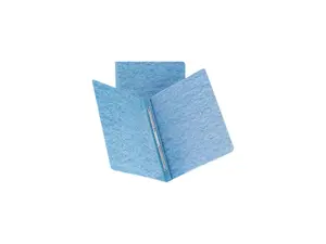 Smead 81050 Smead Side Opening Pressboard Report Cover, Prong Fastener, Letter, Blue