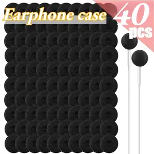 40pcs Over-Ear Headphone Covers, Thickened Earpad Covers, Earplug Covers, Ear Caps, Protective Covers, Soft Earplugs, Replacement Earpad Covers, Noise-Canceling Protective Covers, Earplug Pads, Protectors, Isolation Caps