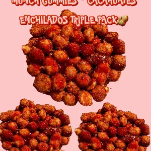 Munch Gummies ~ Triple Pack for the Cacahuates Enchilados Snack
