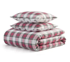 Martha Stewart Yuletide Plaid Reversible Queen Comforter Set