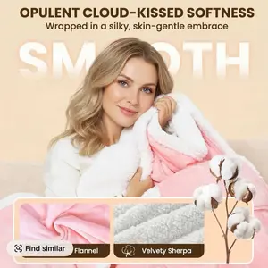 Wearable Throw Blanket with Sleeves, 40x60 in Super Soft Flannel, Soft Cozy Fleece Bedding Blanket