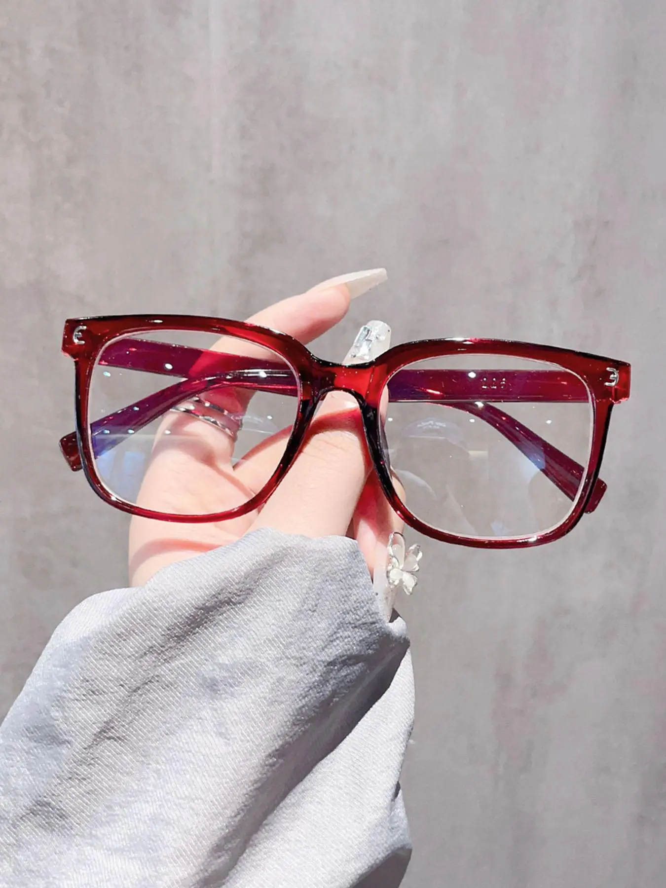 Unisex Simple Style Plain Color, Trendy Casual Eyeglasses for Everyday Use, Fashion Accessories for Outdoor Activities, Fashionable Frames Glasses, Casual Stylish Glasses, Fashion Eyewear