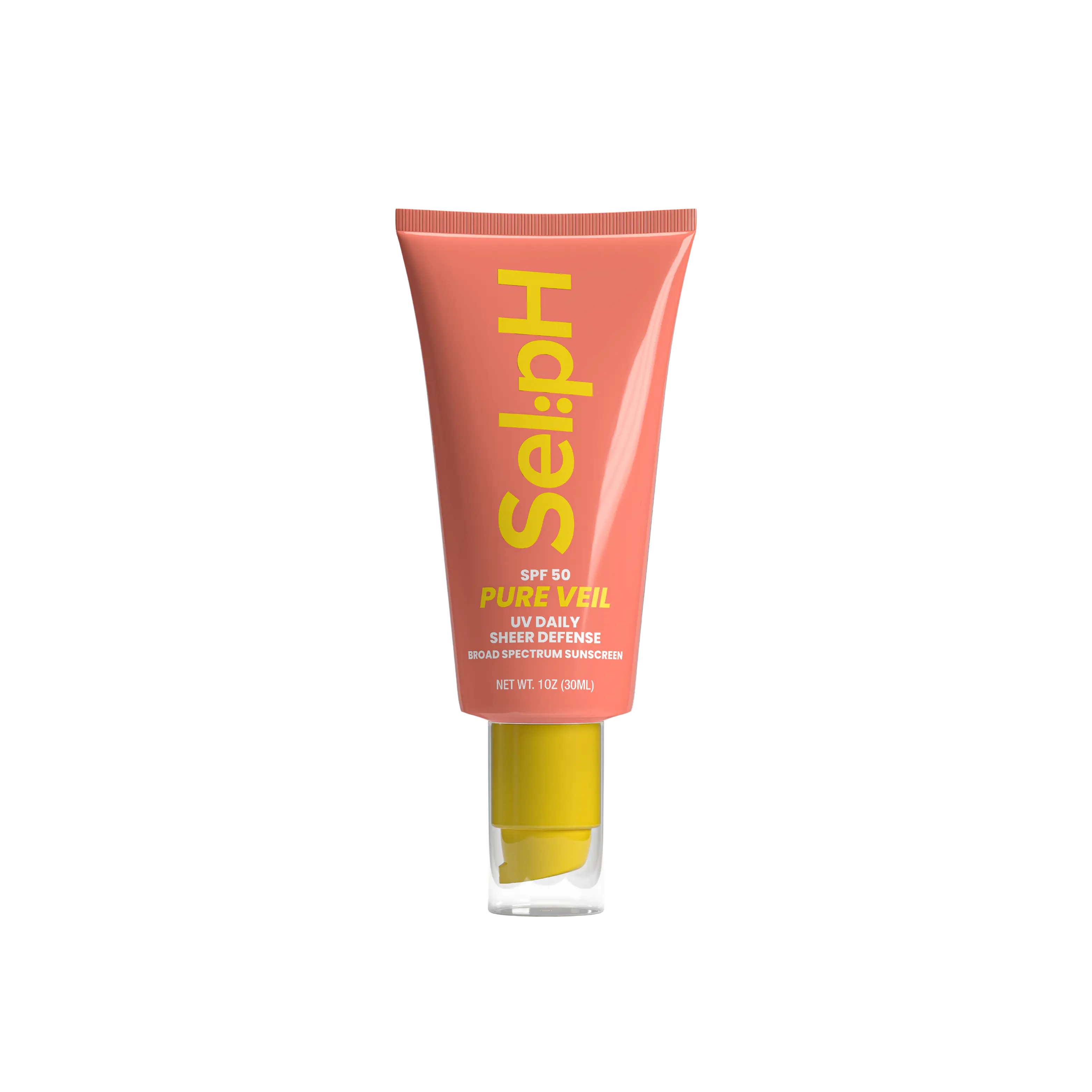 Sel:pH Pure Veil SPF 50 Tinted Sunscreen for Daily Facial Sun Protection - SelpH - pH Blanced Glowy Finish Niacinamide