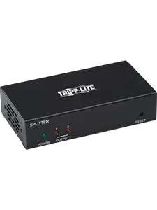 Tripp Lite TRL-B127-002-H HDMI Over Cat6 Extender Splitter with PoC 2-Port 4K - 60Hz 4-4-4 TAA