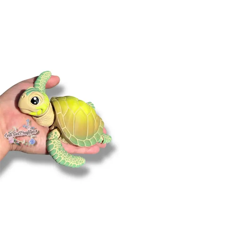 Sea Turtle - 3d printed articulating figurine Sea Turtle - 3d printed articulating figurine