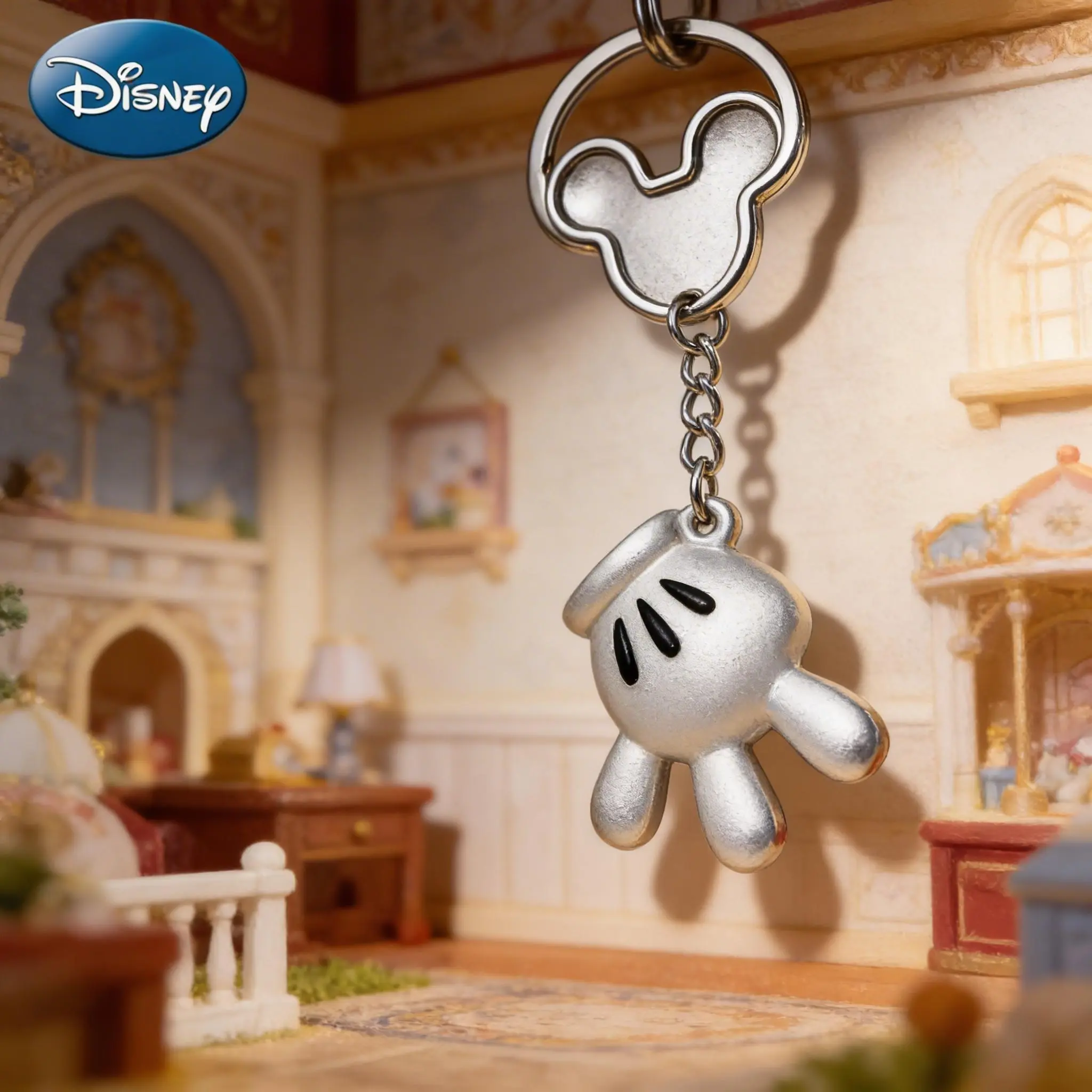 Disney Officially Licensed Figurine Bag Clip Charms Anime Figure Keychain Mickey Backpack Decor Keyring Gift 1Pc