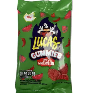 Lucas Gummies Spicy Watermelon - Snack with Spicy Flavor and Sweet Watermelon Taste