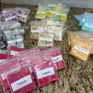 Highly Scented Soy Wax Melts 4 Pack for Candle Warmers and Home Decor Enhancing Aroma and Decorative Appeal