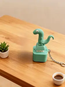 Lizard Button Keychain with Rechargeable LED Light, Color-Changing Fun Toy for Kids and Adults, Perfect Valentine's Day Gift, Sensory Fidget Keychain
