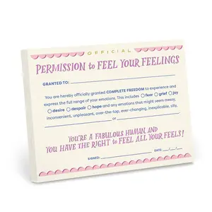 Permission to Feel Your Feelings Notepad