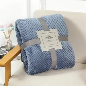 Fluffy Plaid Winter Bed Blankets for Cozy Sleep