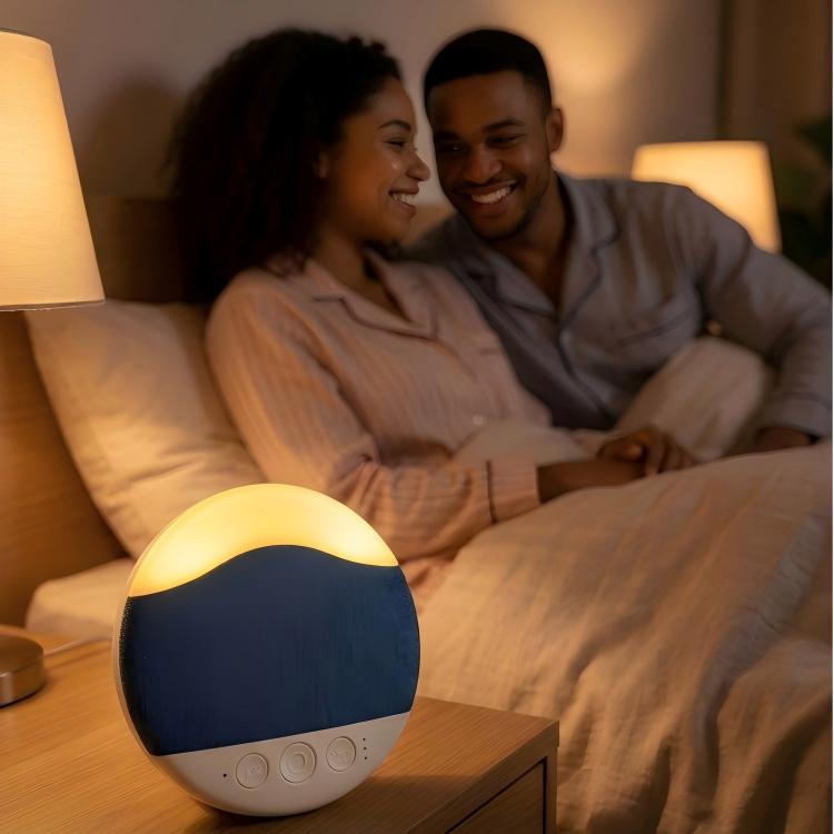 ZIZI SAUCE Ultra-Thin Bluetooth Pillow Speaker with Small Night Light white noise Bluetooth 6.0  Compatible with Android & iOS，Soft Immersive Sound Field, Air Conduction Audio Design, Pillow Speaker for Bedtime Music& Audiobooks, Sleep Sound,Portable