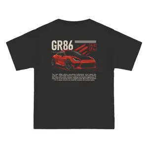 2022+ GR86 Racing JDM Car T-Shirt Sweatshirt Hoodie 2 Sided Streetwear High-Performance Car Enthusiast Lover Tee