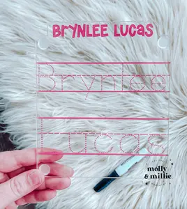 Personalized Name Tracing Board