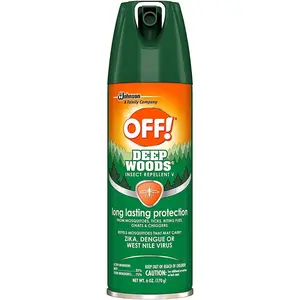 OFF! Deep Woods Insect Repellent V Ticks Aerosol 6 oz, Pack of 6
