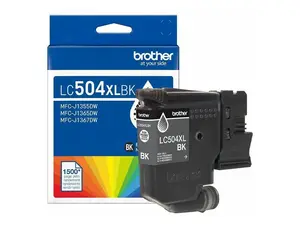 Brother Genuine LC504XLBK High Yield Black Ink Cartridge