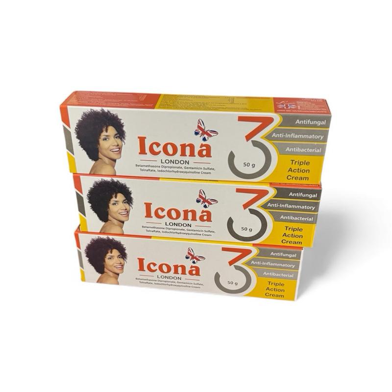 3 pcs Icona cream for face and body Firming Deep Hydration Gentle ...
