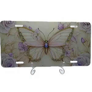 Vanity License Plate, Customizable Aluminum Car Tag for Personalized Vehicle Identification