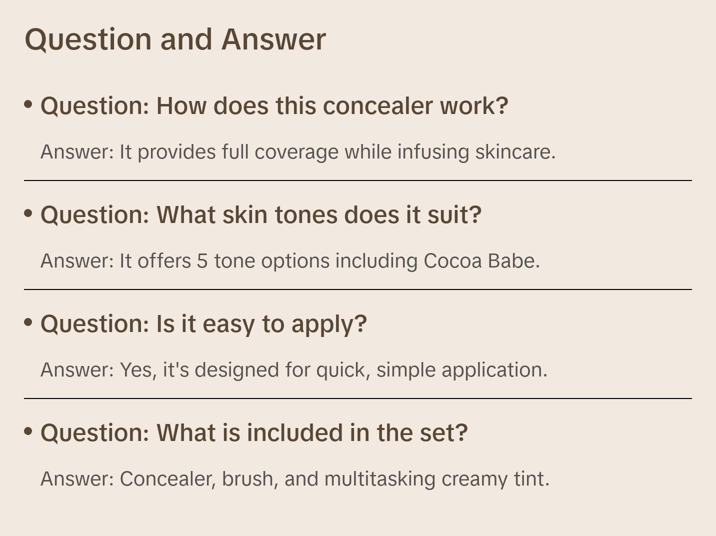 PUR Quick Fix Set – Concealer, Foundation Brush & Creamy Multitasking Tint for Instant Radiance Makeup