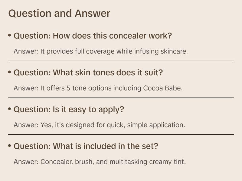 PUR Quick Fix Set – Concealer, Foundation Brush & Creamy Multitasking Tint for Instant Radiance Makeup