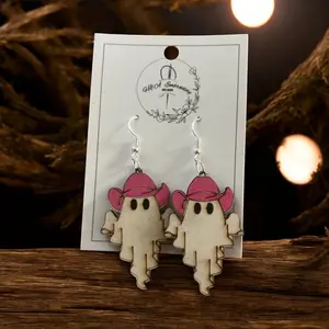 Howdy Ghost Earrings